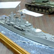 Atlantic Models 1/350 Leander HMS Cleopatra built as HMNZS Southland by John Darlington