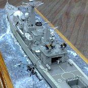 Atlantic Models 1/350 Leander HMS Cleopatra built as HMNZS Southland by John Darlington