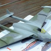 Classic Airframes 1/48 Venom in progress